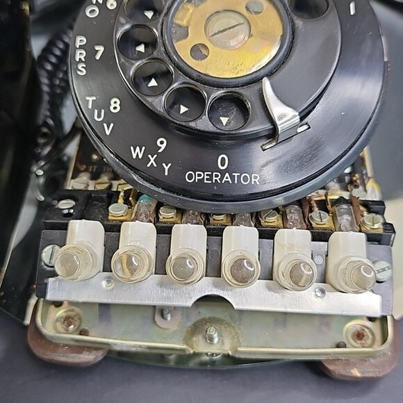 Rare Northern Electric Rotary Desktop Telephone 79/100 1950s Untested - Picture 11 of 16